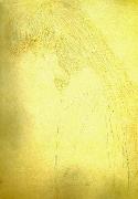 Gustav Klimt ung flicka med nedbojt huvud
